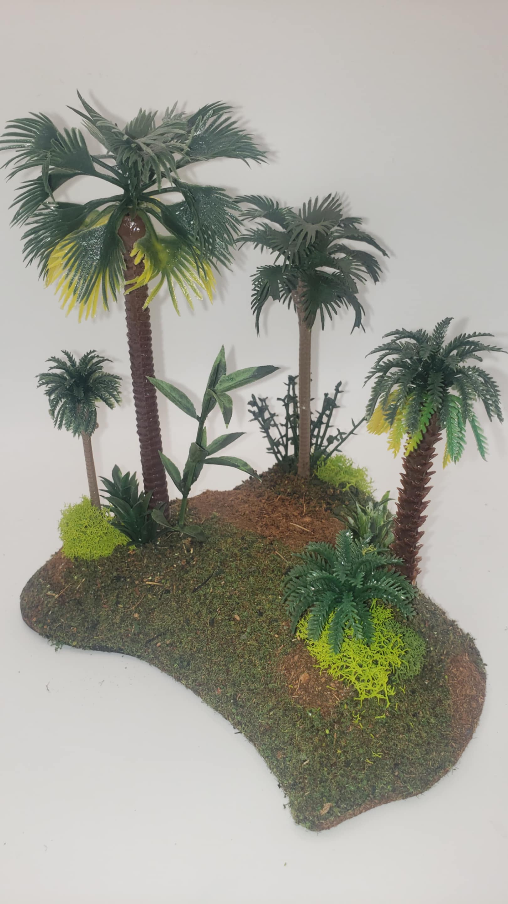 23-Piece Handcrafted Jungle Terrain Set – 28mm+ Wargaming Scenery