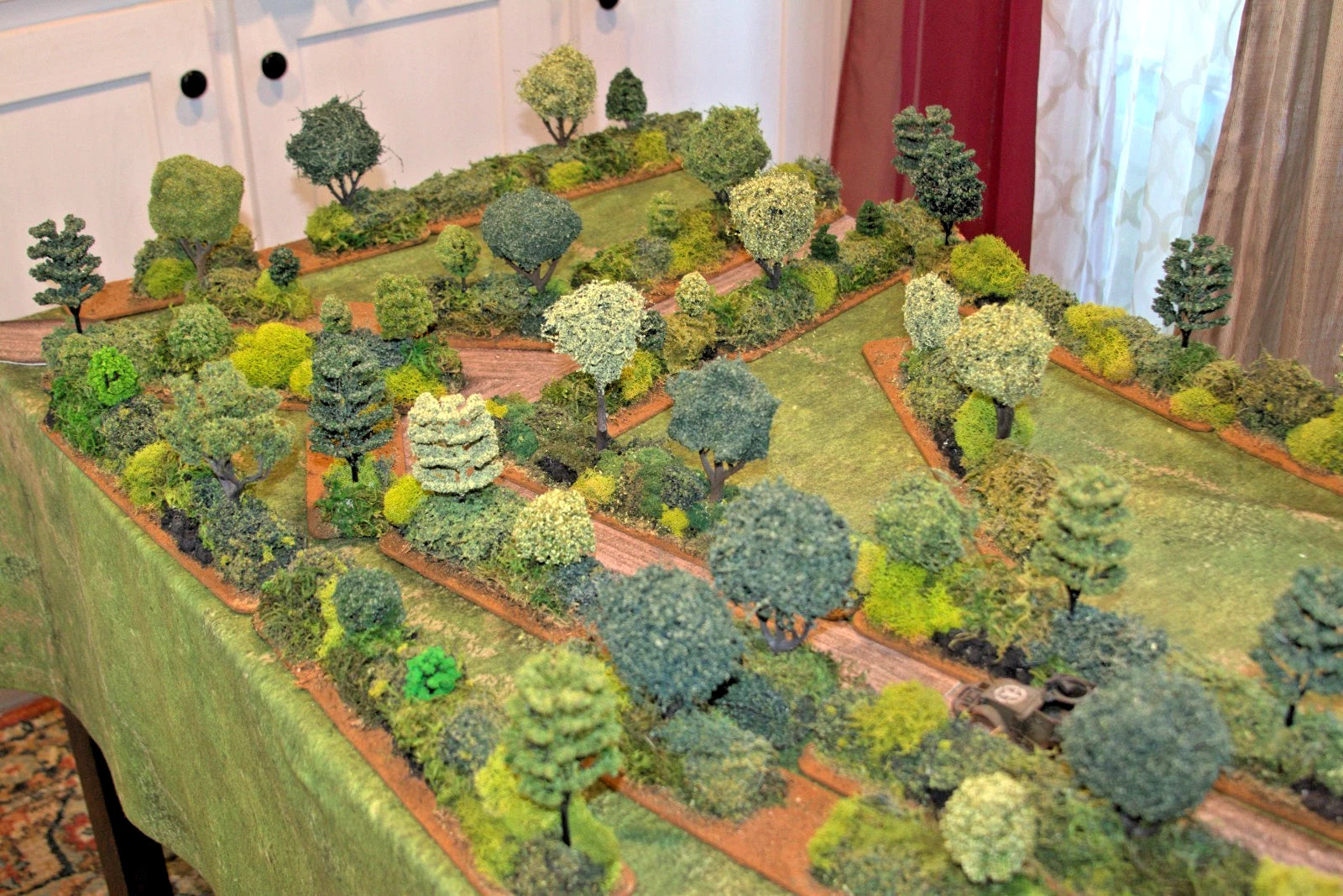 WW2 Gaming Terrain Normandy Hedgerows Bocage 24+Feet!