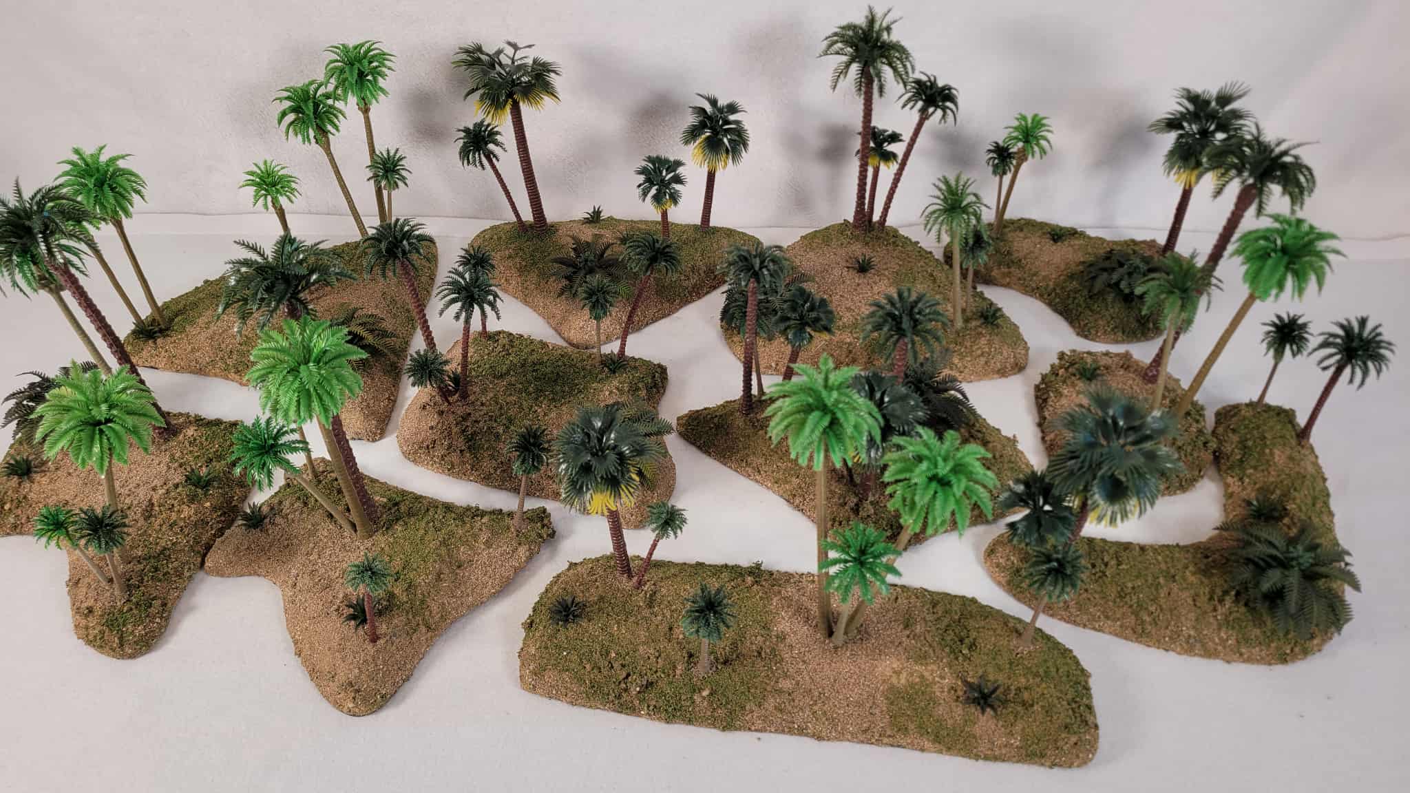Palm Grove Scatter Pack – Ready-to-Play Oasis/Beach Terrain (28–32mm) Ships Free!