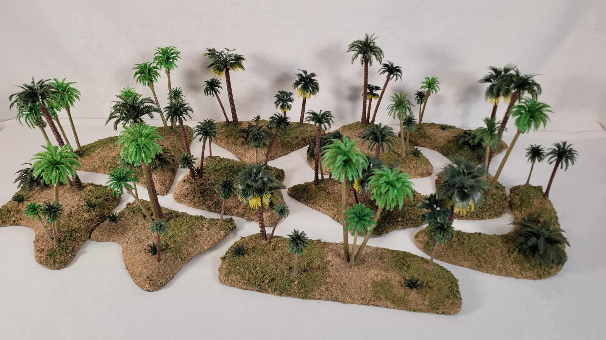 Palm Grove Scatter Pack – Ready-to-Play Oasis/Beach Terrain (28–32mm) Ships Free!