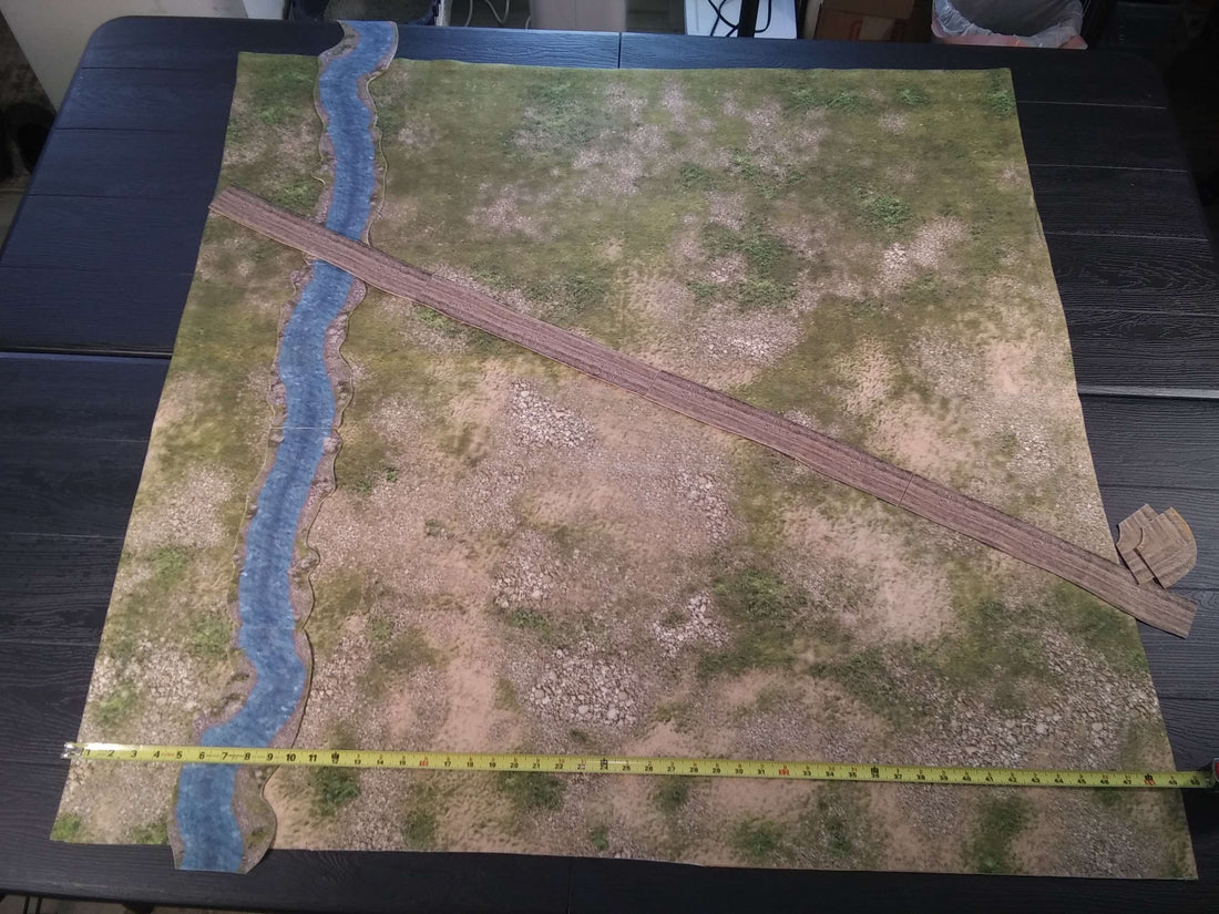 Frontier Riverlands FeltPro™ 4ft x 4ft Combo Battle Mat