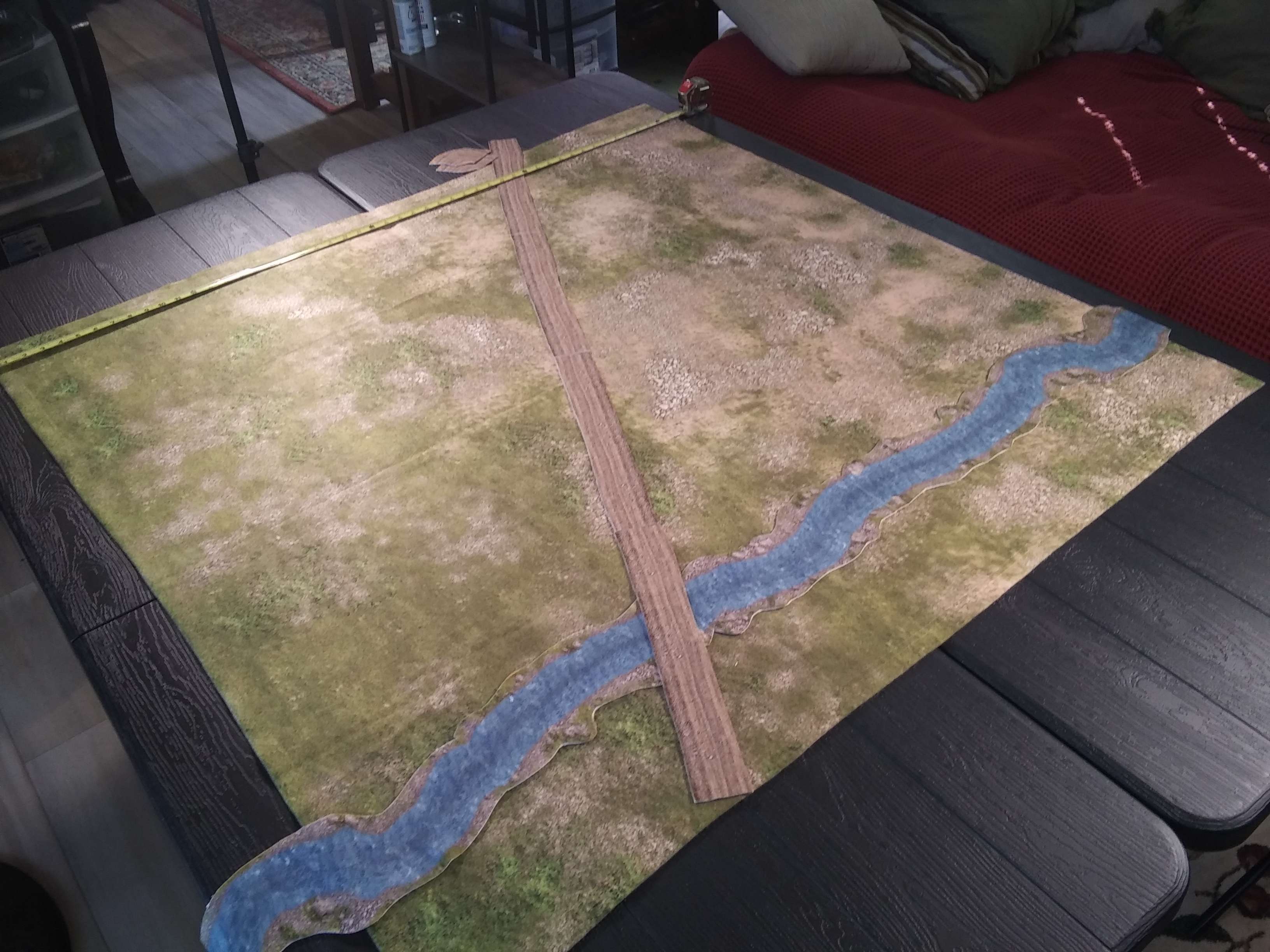 Frontier Riverlands FeltPro™ 4ft x 4ft Combo Battle Mat