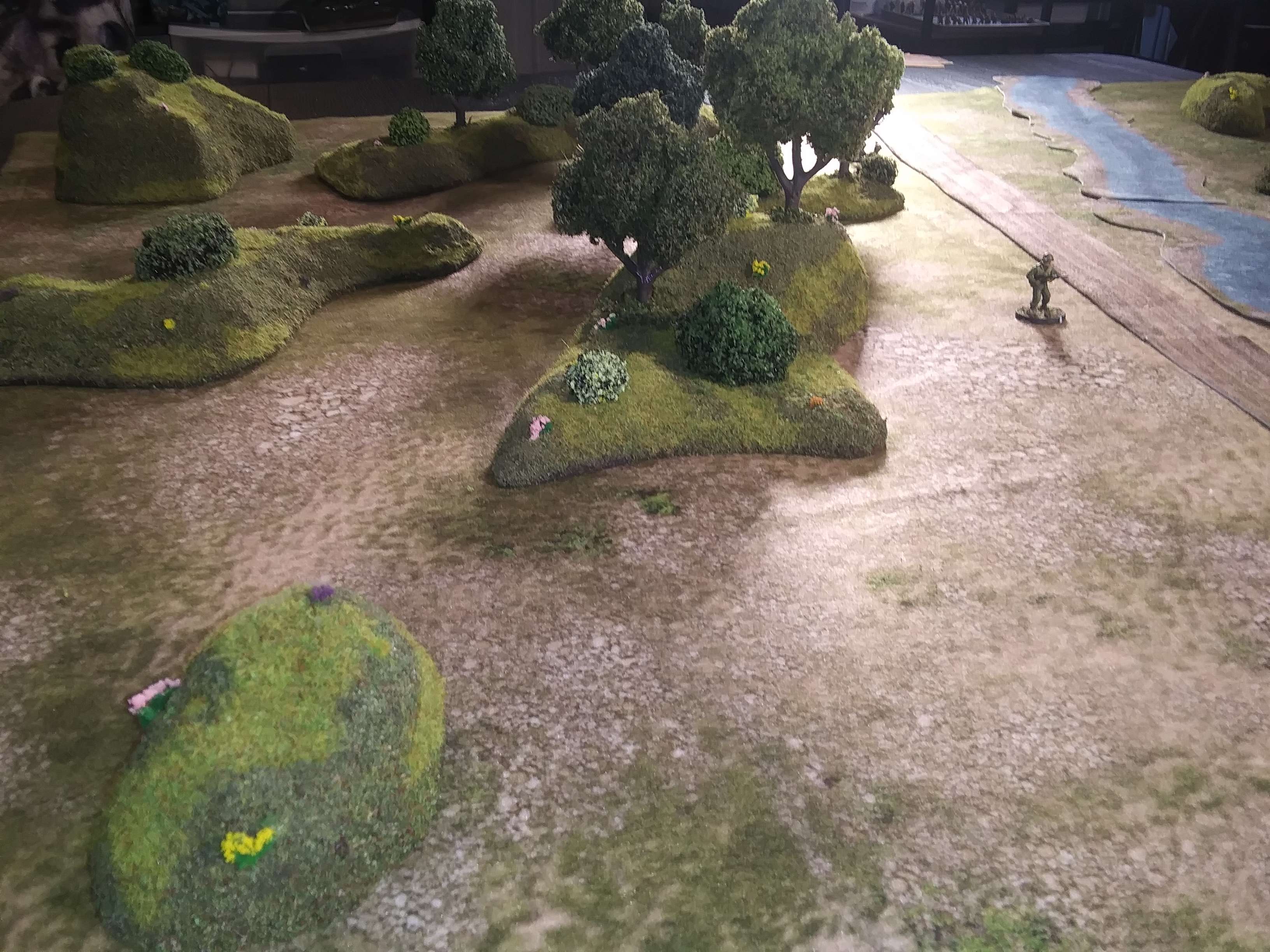 10 Piece Handcrafted Forest & Hill Terrain Set – 28mm Wargaming Scenery