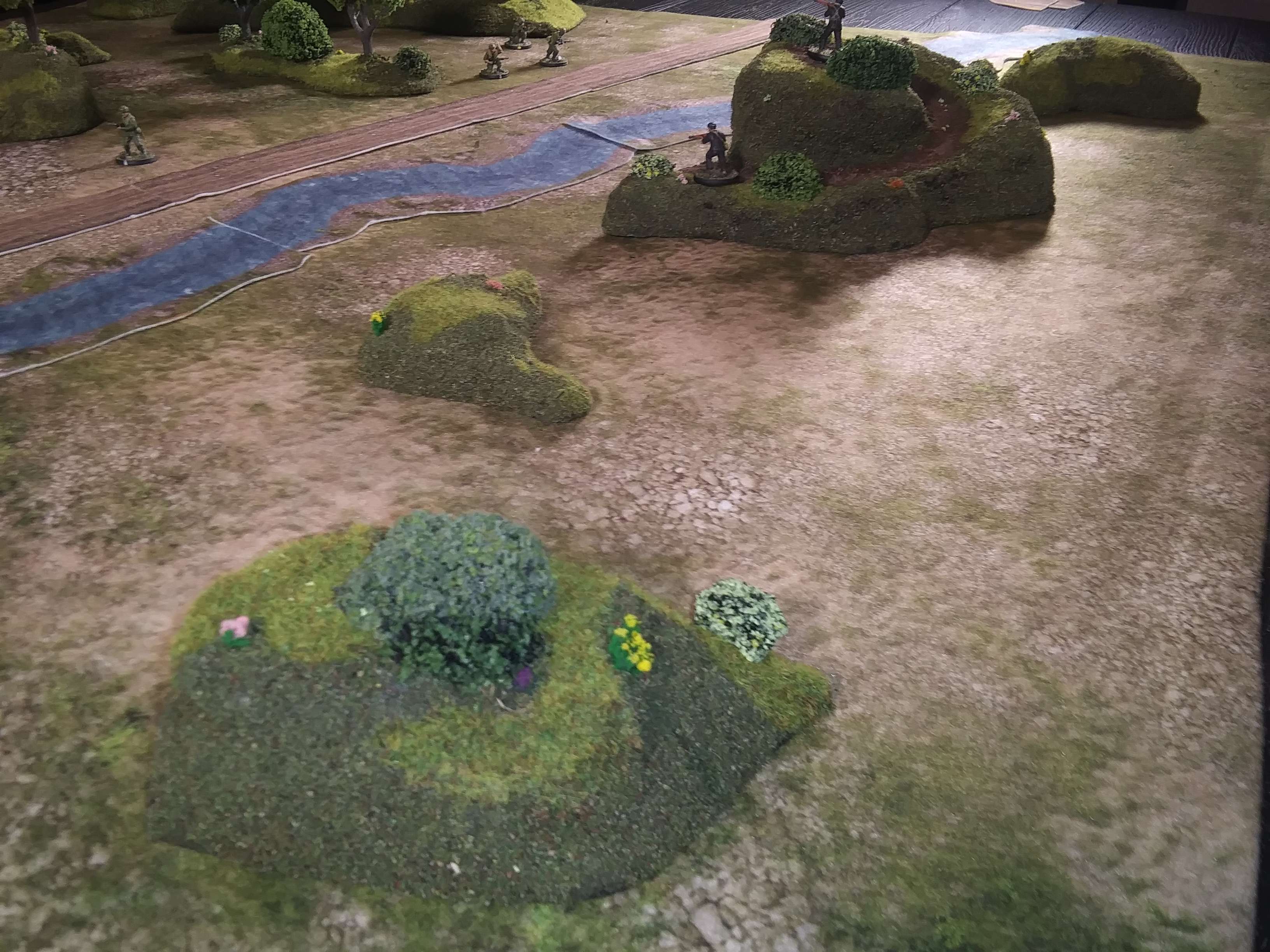 10 Piece Handcrafted Forest & Hill Terrain Set – 28mm Wargaming Scenery