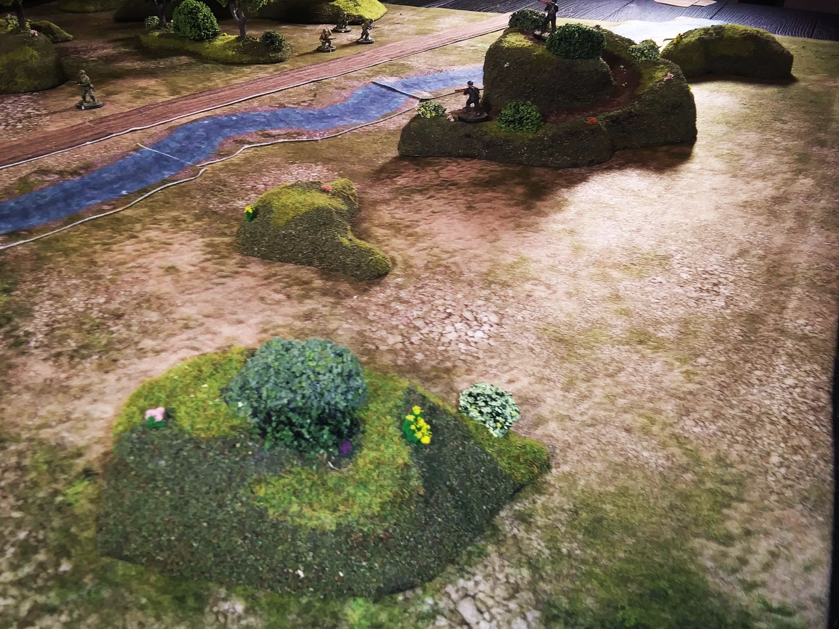 10 Piece Handcrafted Forest & Hill Terrain Set – 28mm Wargaming Scenery