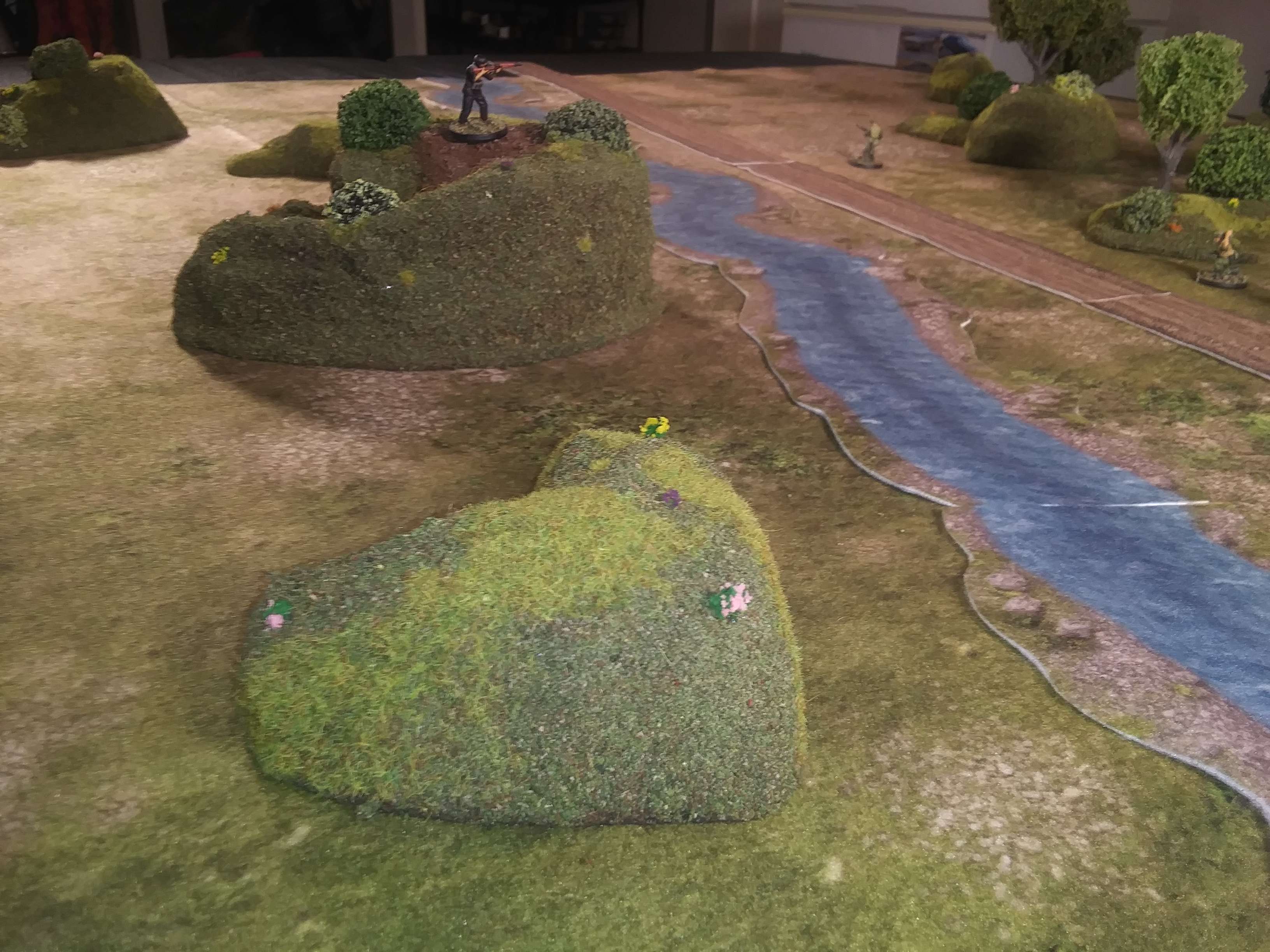 10 Piece Handcrafted Forest & Hill Terrain Set – 28mm Wargaming Scenery