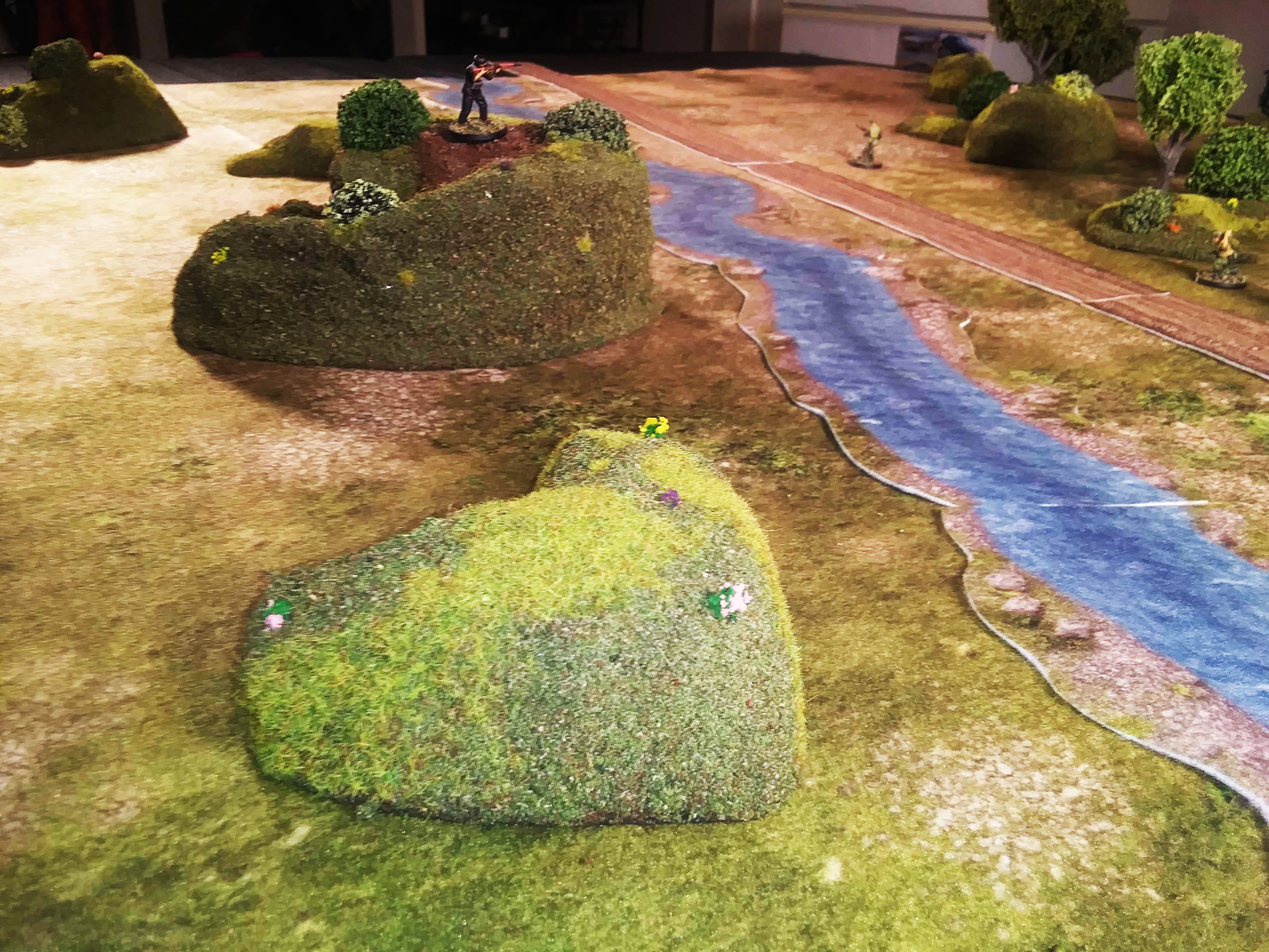 10 Piece Handcrafted Forest & Hill Terrain Set – 28mm Wargaming Scenery