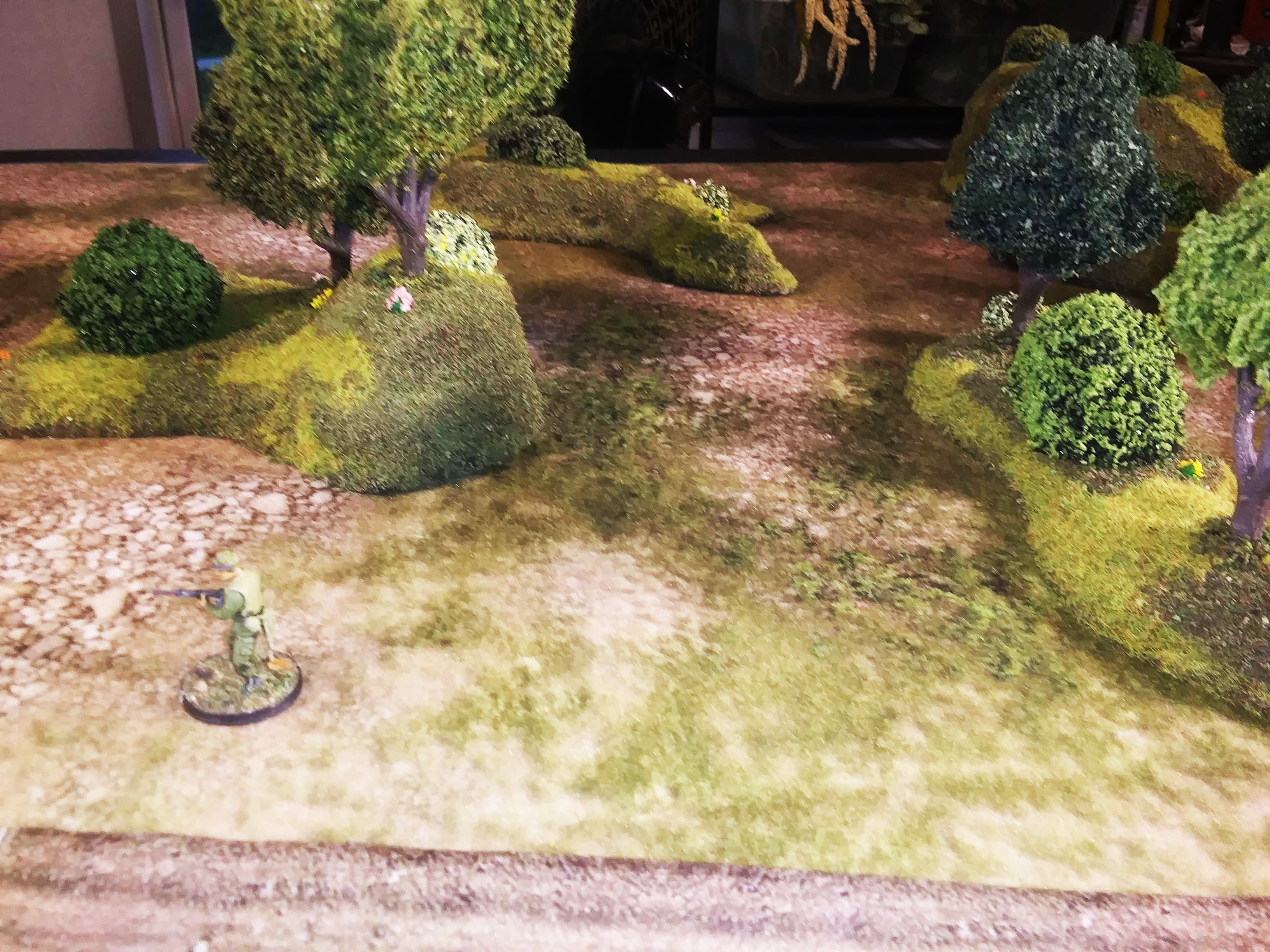 10 Piece Handcrafted Forest & Hill Terrain Set – 28mm Wargaming Scenery