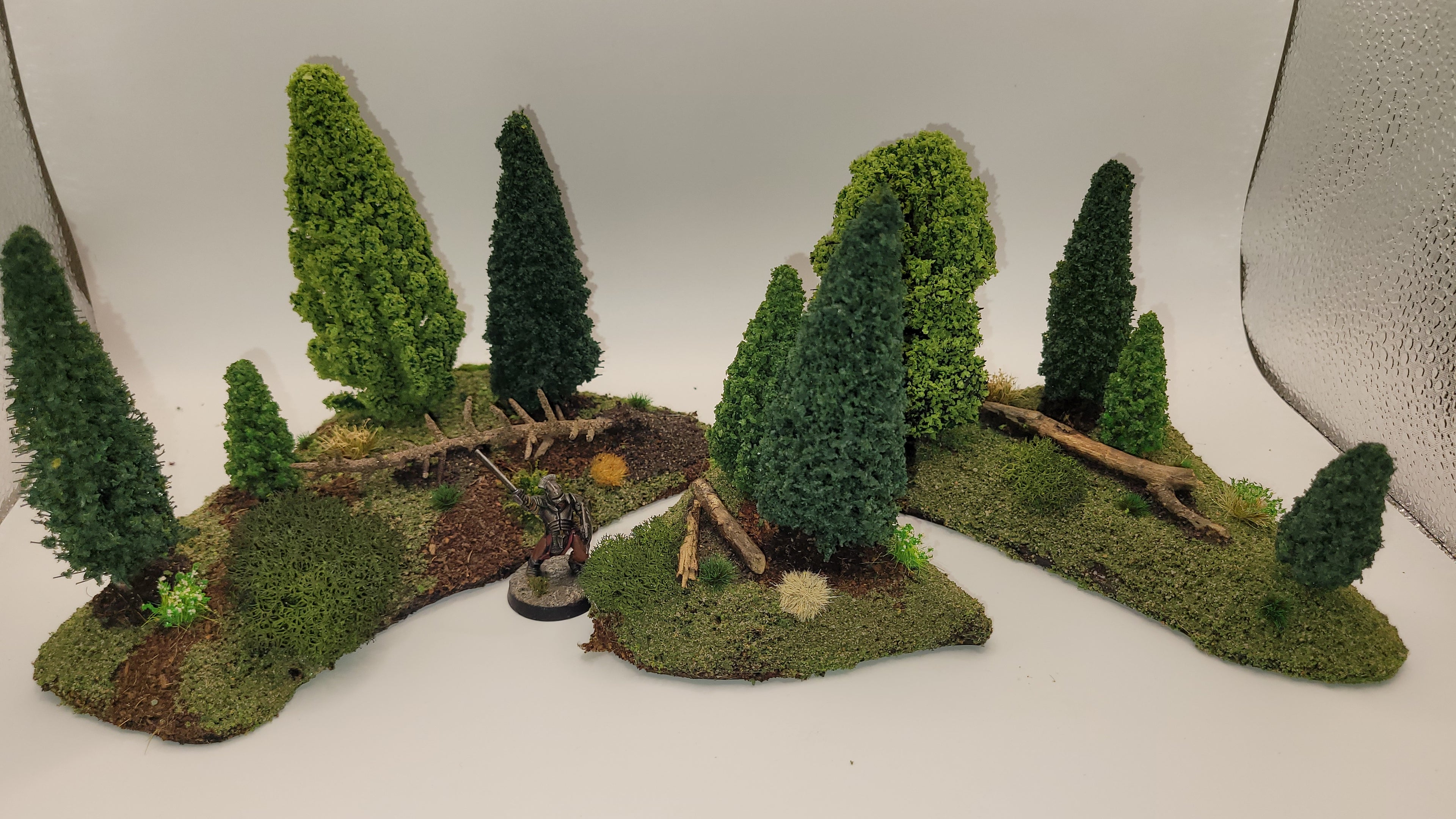 15-Piece Modular Pine Forest Terrain Set – 28mm Wargaming Scenery