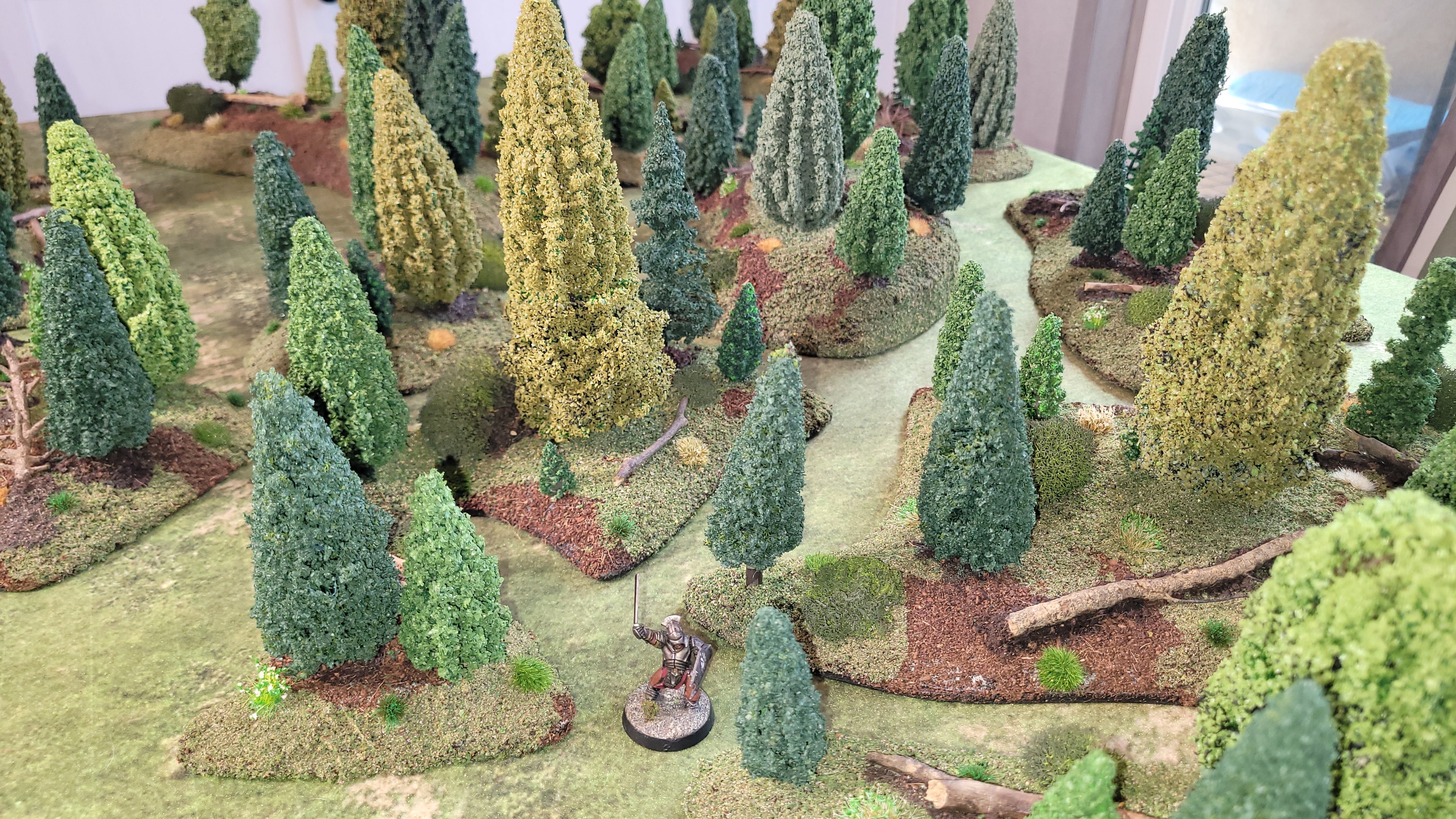 15-Piece Modular Pine Forest Terrain Set – 28mm Wargaming Scenery