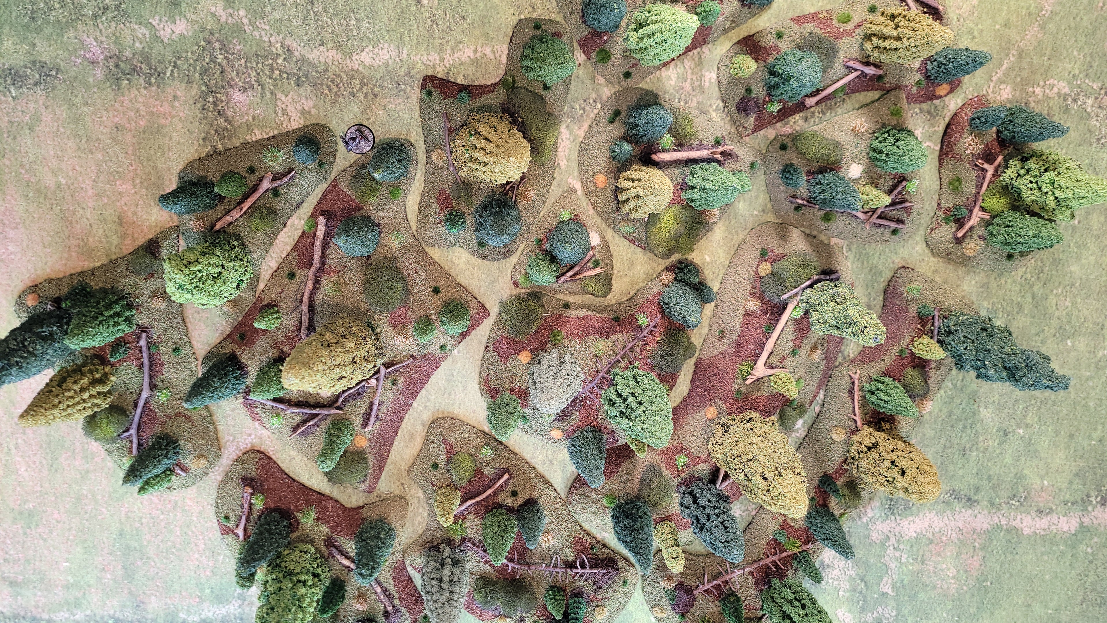 19-Piece Modular 28mm Pine Forest Terrain Set – SHIPS FREE!