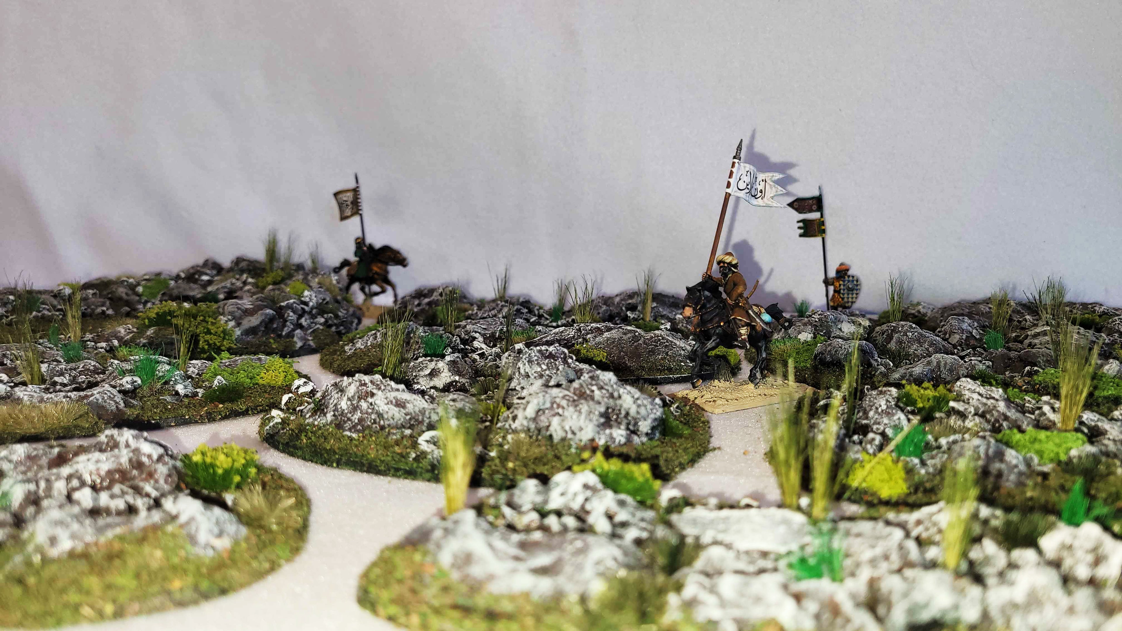 Rocky Scrubland Scatter Terrain Set – 10 Pieces (MDF Bases, Free Shipping)