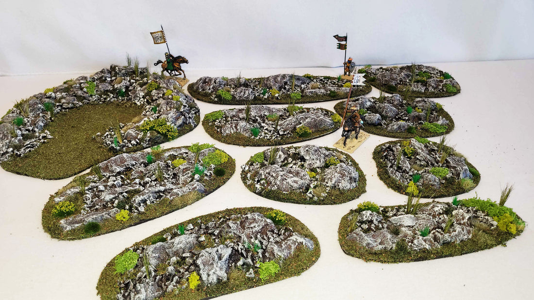 Rocky Scrubland Scatter Terrain Set – 10 Pieces