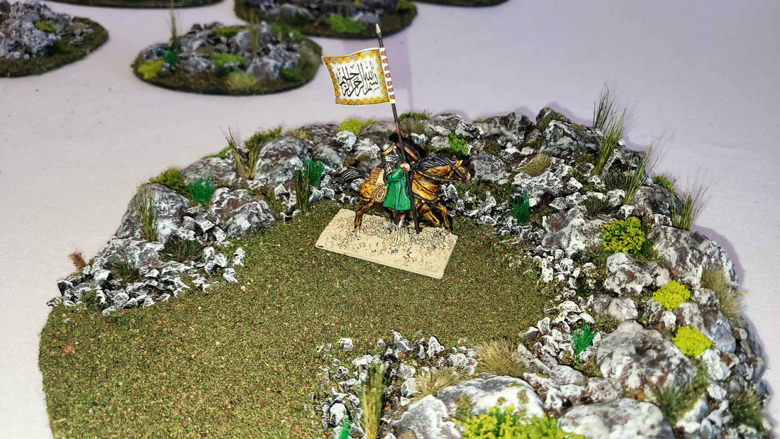 Rocky Scrubland Scatter Terrain Set – 10 Pieces (MDF Bases, Free Shipping)