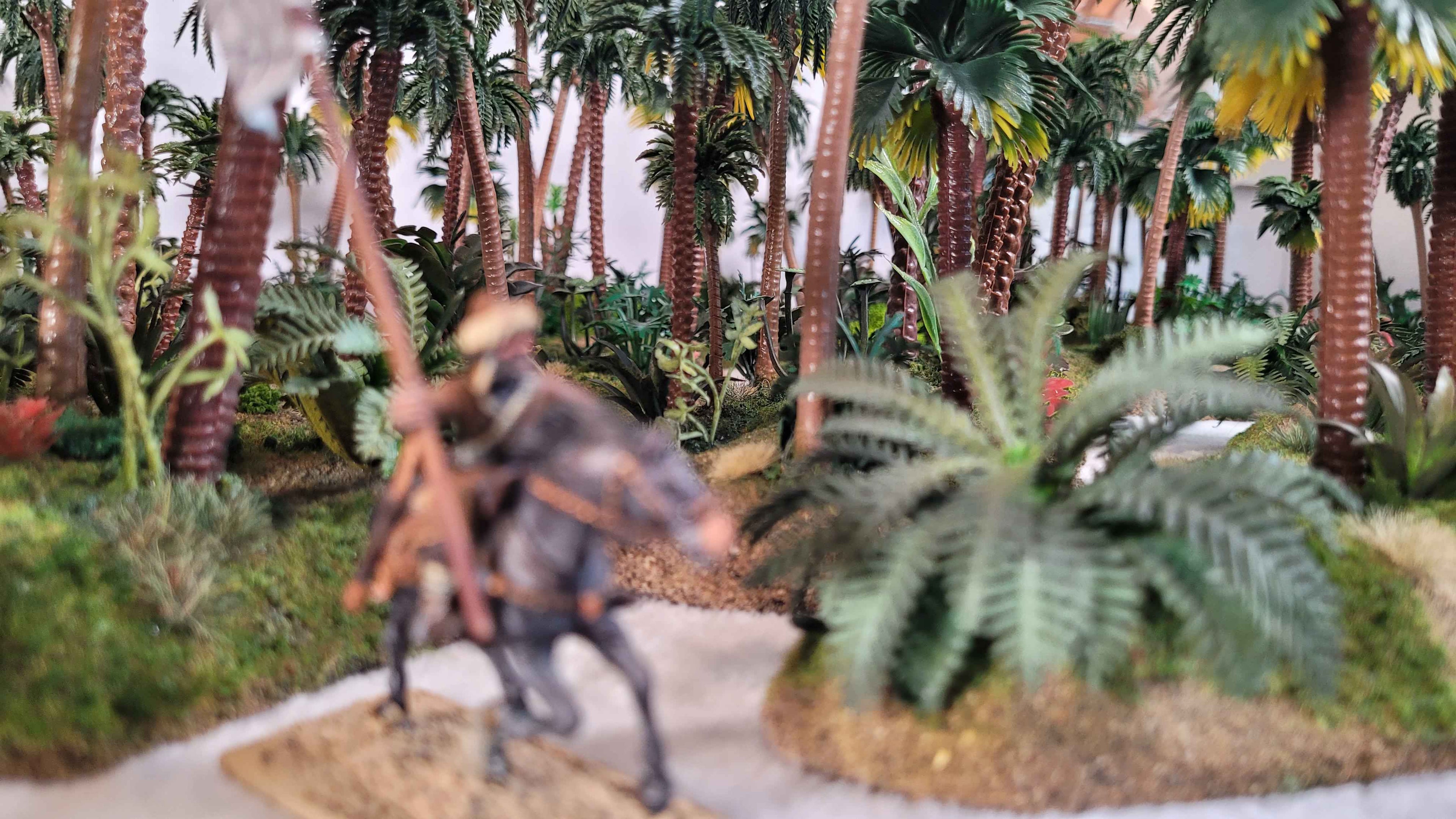 Mega Jungle Set - 25 Premium 28mm Terrain Pieces + 20 Bases + Matching Flock | Ready-to-Play Tropical Battlefield