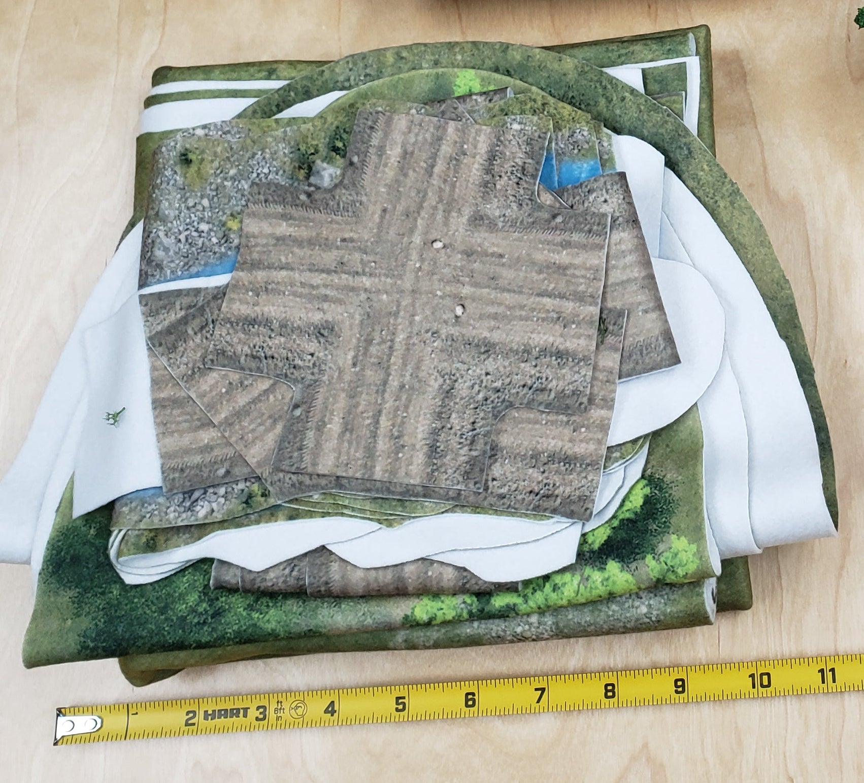 FeltPro™ One-Sheet Battlefield 50"x60" Cut & Play Mat (3&