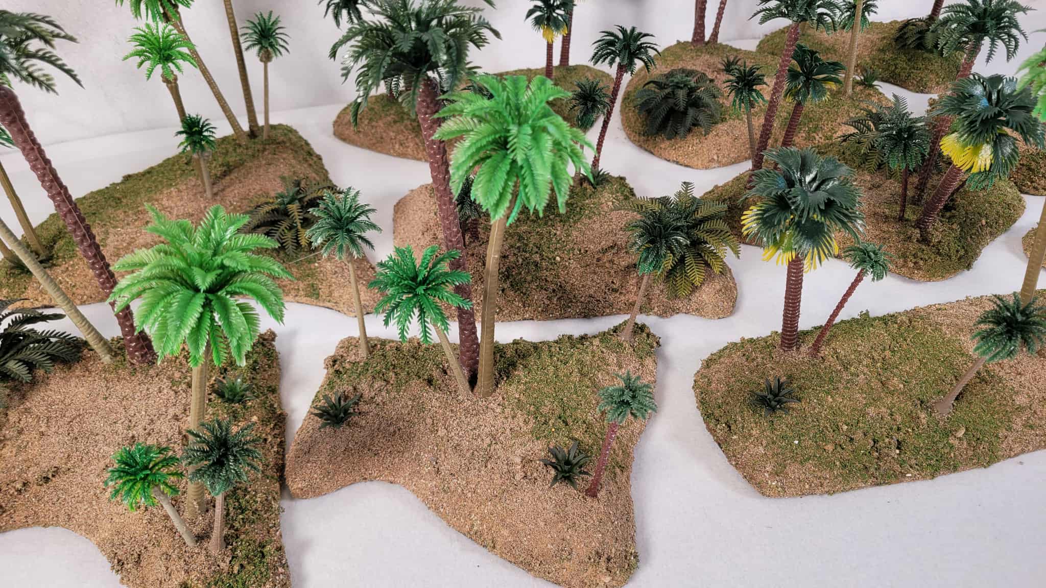 Palm Grove Scatter Pack – Ready-to-Play Oasis/Beach Terrain (28–32mm) Ships Free!