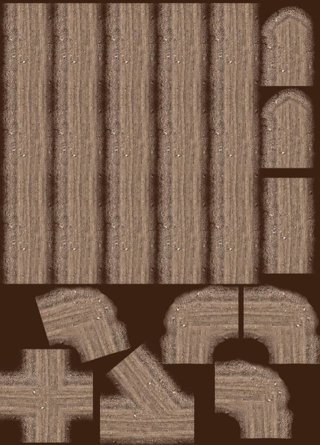 FeltPro™ Cut & Play Dirt Road Set — Large (4" Wide, ~150" Total Road)