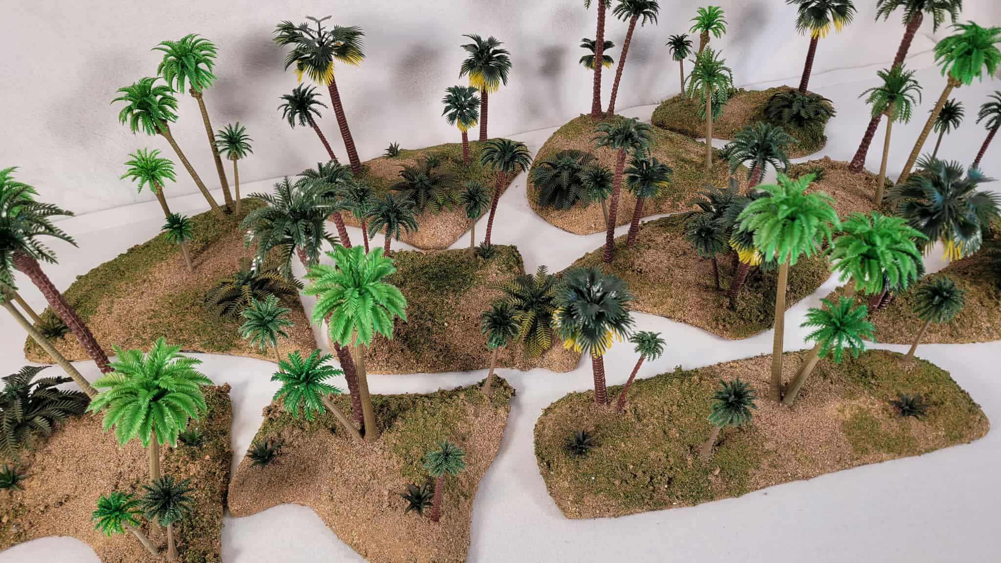 Palm Grove Scatter Pack – Ready-to-Play Oasis/Beach Terrain (28–32mm) Ships Free!