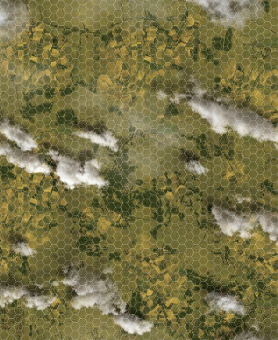 FeltPro™ DogFight w/ White 1.25 Hex Game Mat