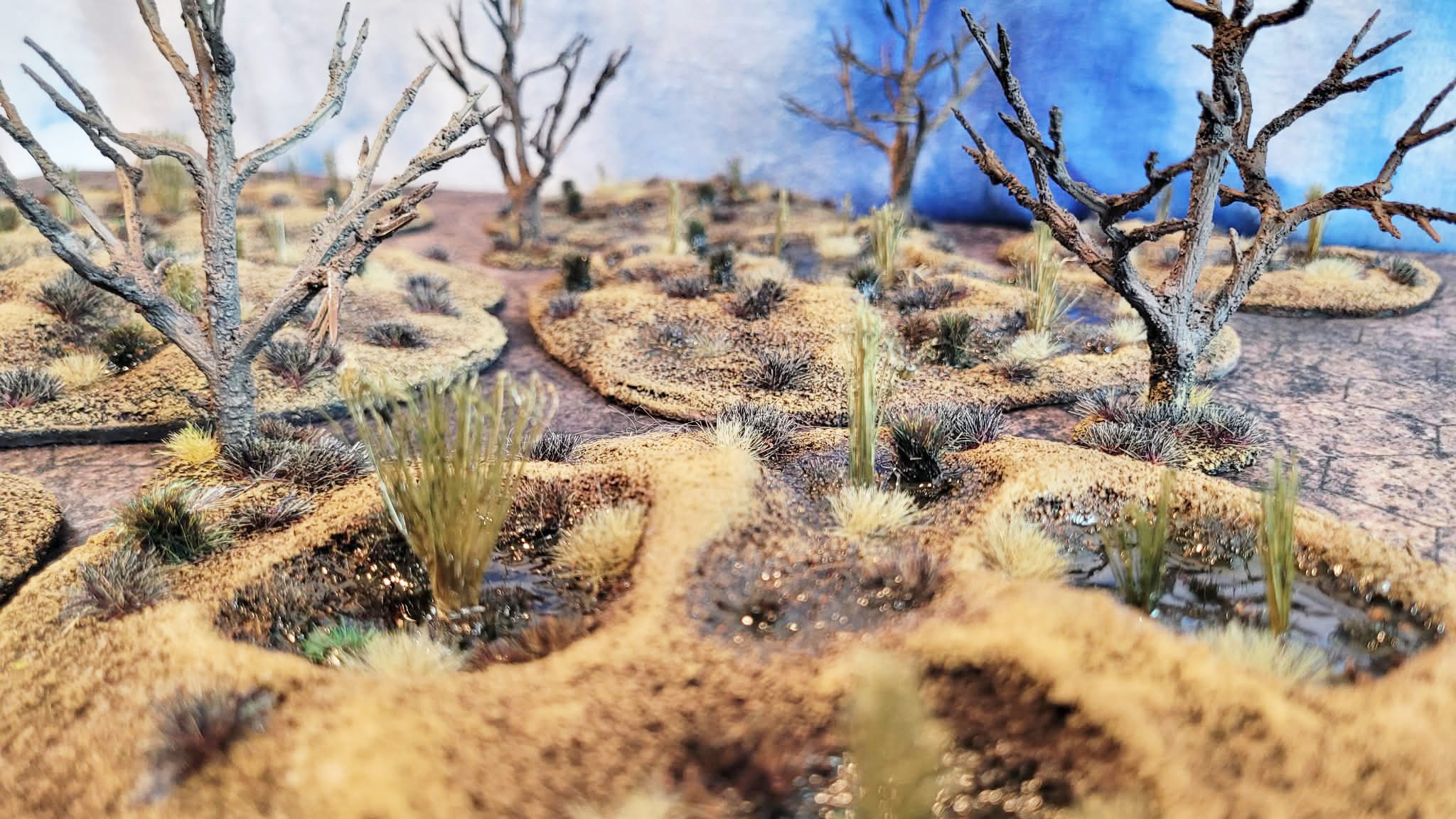 Driedwater Marsh — Handmade Wargaming Terrain Set
