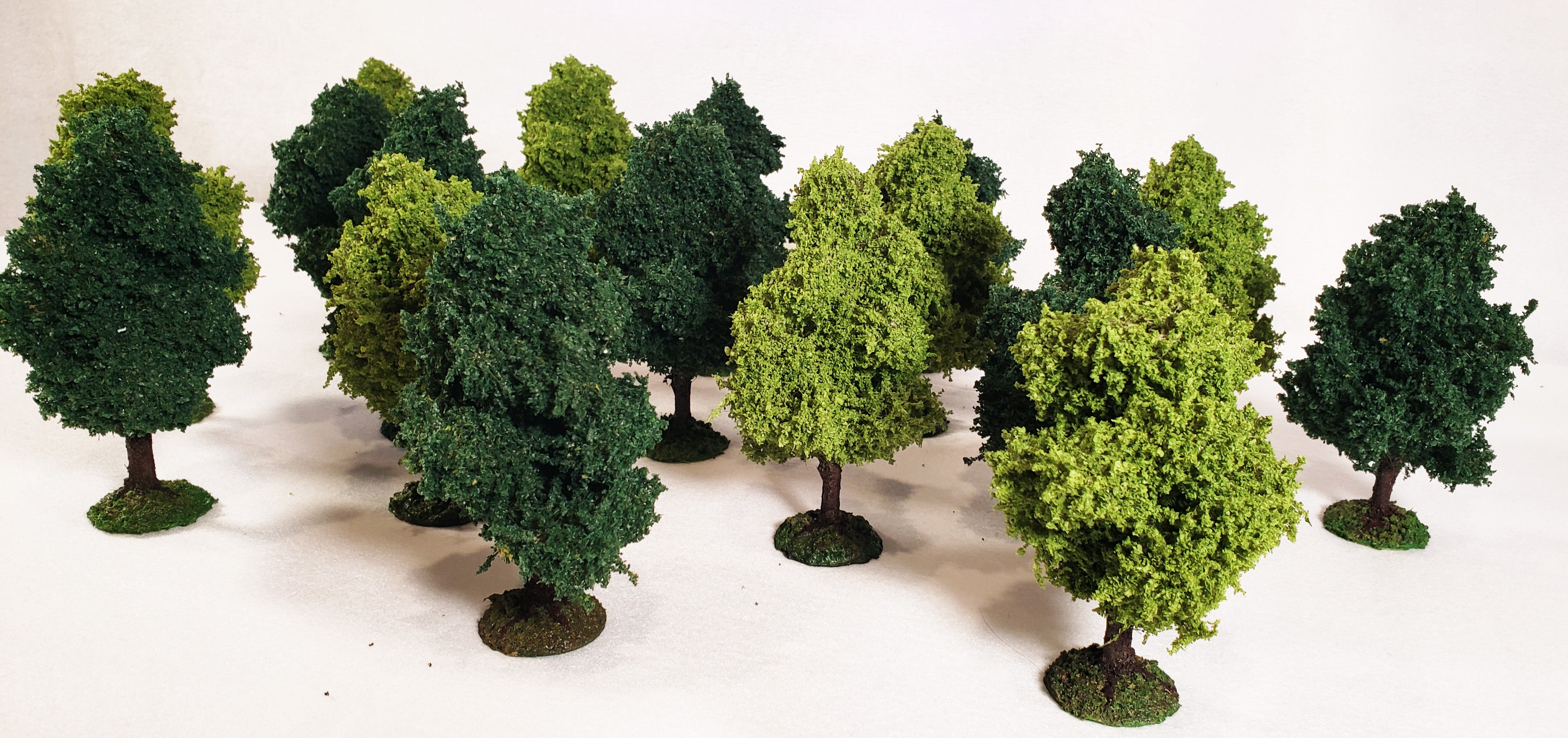 Handmade Medium Wargaming Tree (5"–6") — Individually Based, Ready to Play | 15/28mm Scale