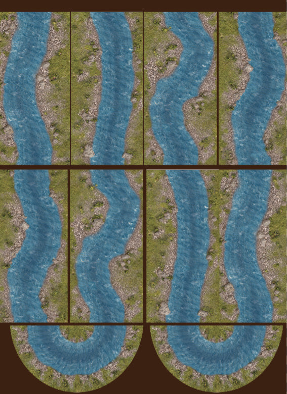 FeltPro™ Cut & Play River — 3"