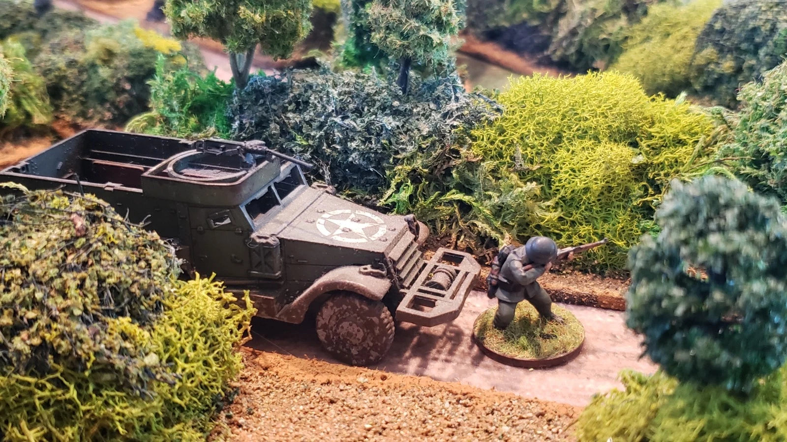 WW2 Gaming Terrain Normandy Hedgerows Bocage 24+Feet!