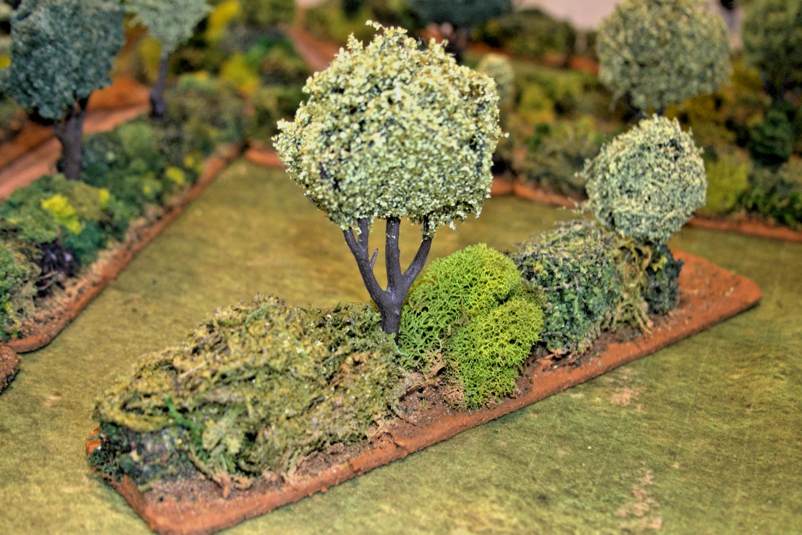 WW2 Gaming Terrain Normandy Hedgerows Bocage 24+Feet!