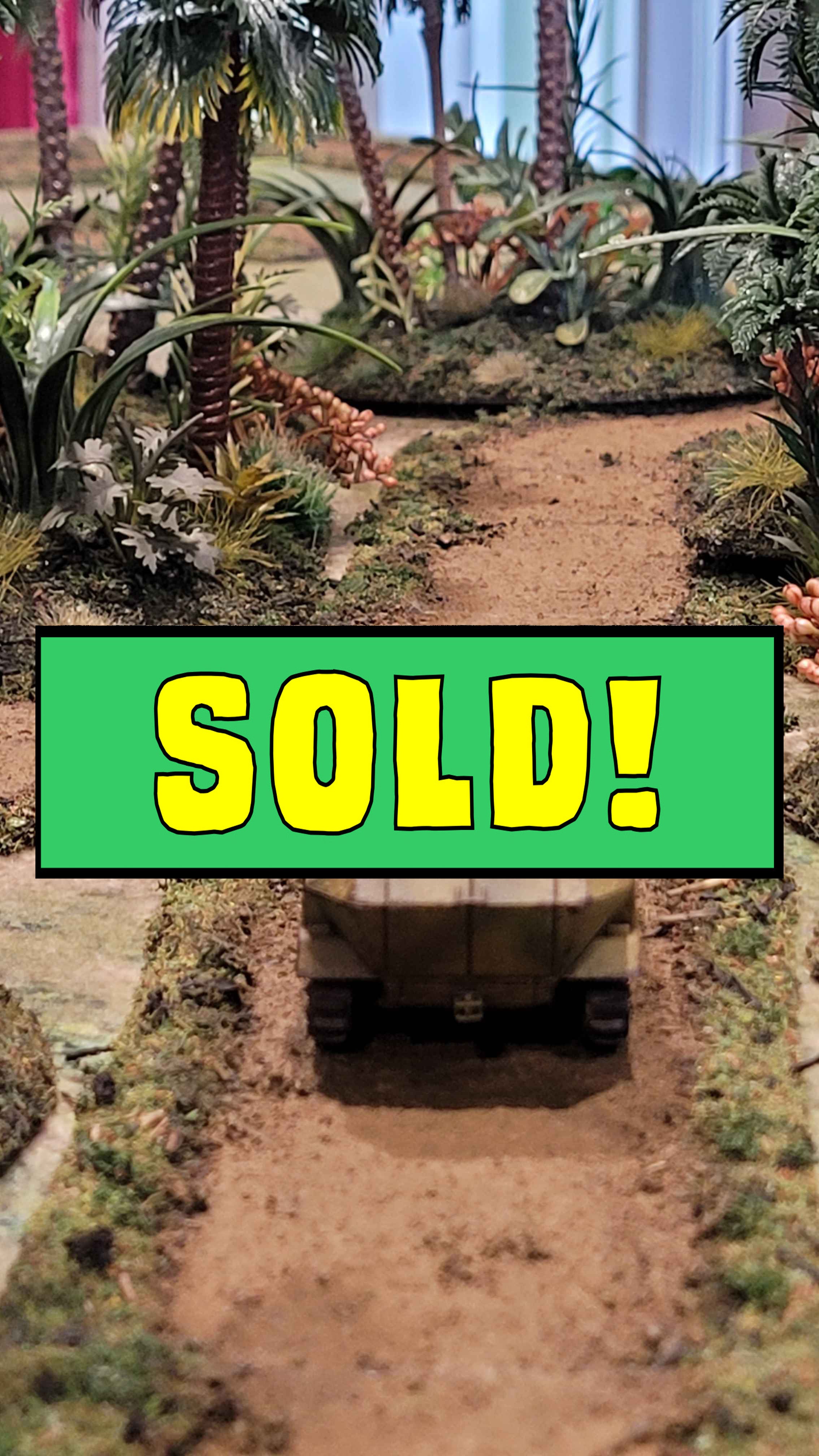 Handcrafted Vietnam/Jungle Terrain Set – River, Roads, Rice Paddy & Jungle (28mm, Multi-Scale) – 44-Piece Complete Table Set