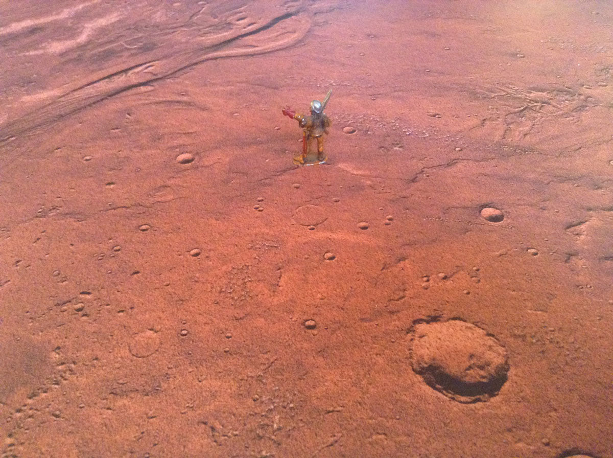 FeltPro™ Ares Vallis — Mars Wargame Mat | Sci-Fi Terrain