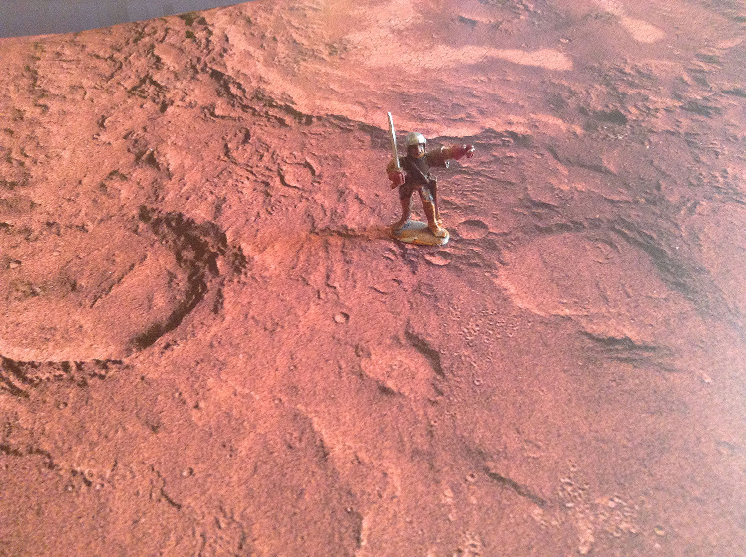 FeltPro™ Ares Vallis — Mars Wargame Mat | Sci-Fi Terrain
