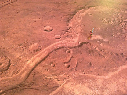 FeltPro™ Ares Vallis — Mars Wargame Mat | Sci-Fi Terrain