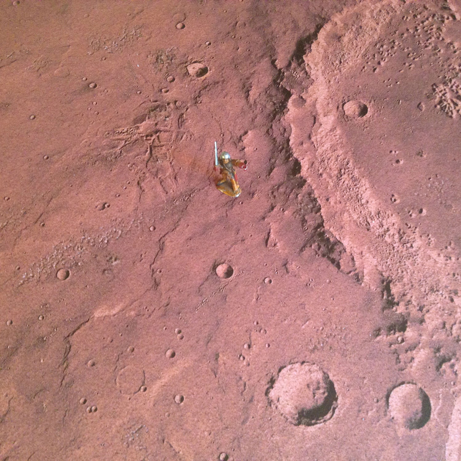 FeltPro™ Ares Vallis — Mars Wargame Mat | Sci-Fi Terrain