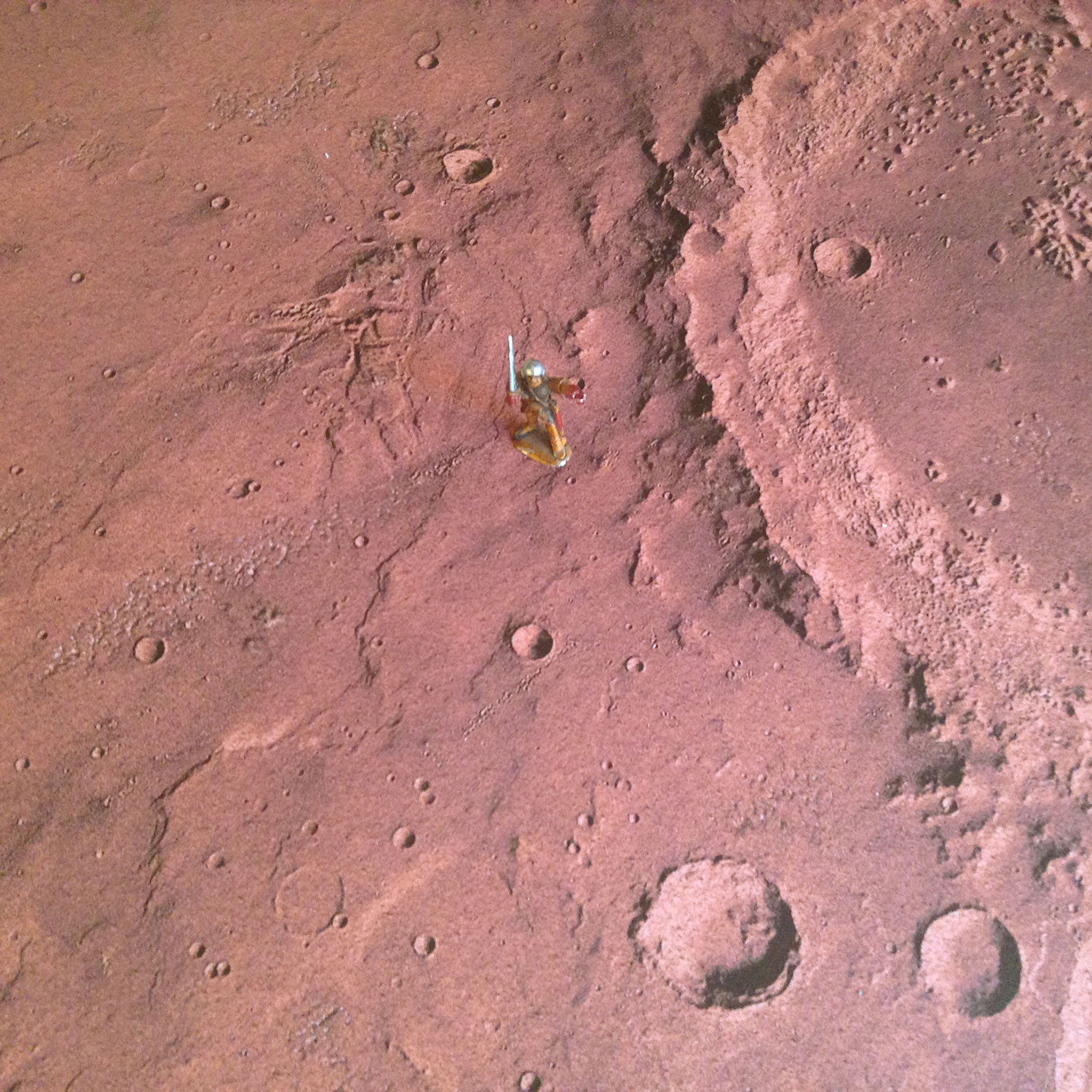 FeltPro™ Ares Vallis — Mars Wargame Mat | Sci-Fi Terrain