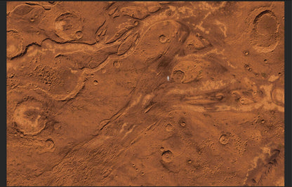 FeltPro™ Ares Vallis — Mars Wargame Mat | Sci-Fi Terrain