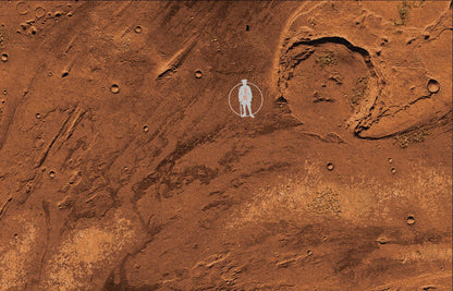 FeltPro™ Ares Vallis — Mars Wargame Mat | Sci-Fi Terrain