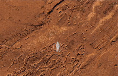 FeltPro™ Ares Vallis — Mars Wargame Mat | Sci-Fi Terrain