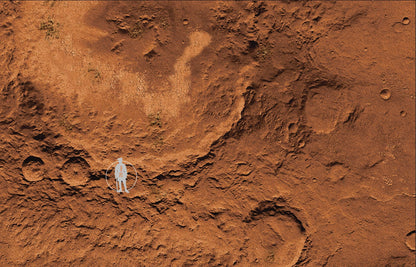 FeltPro™ Ares Vallis — Mars Wargame Mat | Sci-Fi Terrain