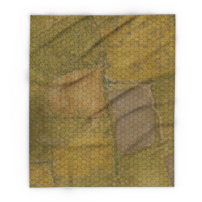 Dry Season Battletech (Big Hex 1.75 Flat to Flat) - FeltPro™ Cloth Battle Mat