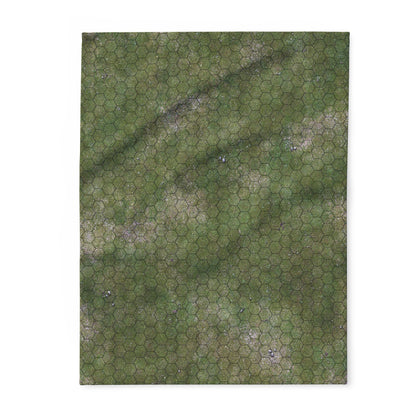 Grasslands Hex Battle Mat — FeltPro™ Cloth