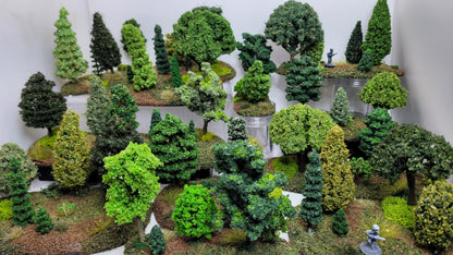 16 Piece 15mm Forest Terrain Set – Hand-Built Woodland Bases SHIPS FREE