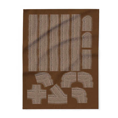 FeltPro™ Cut &amp; Play Dirt Roads — Large (4" Wide)