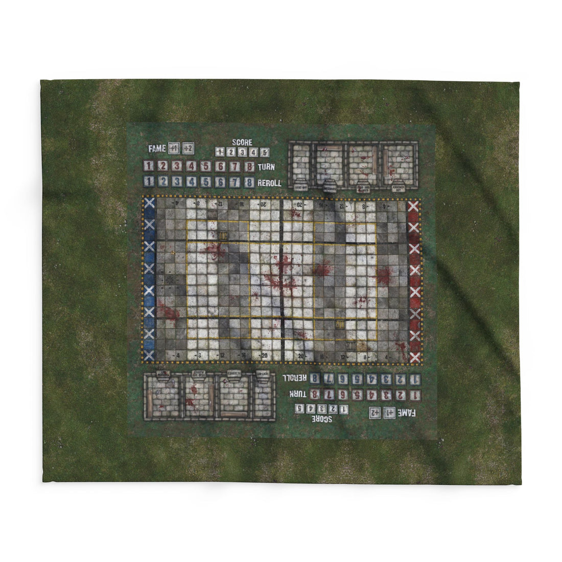 Blood Fantasy Bowl Ball FeltPro™ Cloth Battle Mat