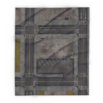 FeltPro™ Precinct — Modern City Street Wargame Mat | 28mm–32mm