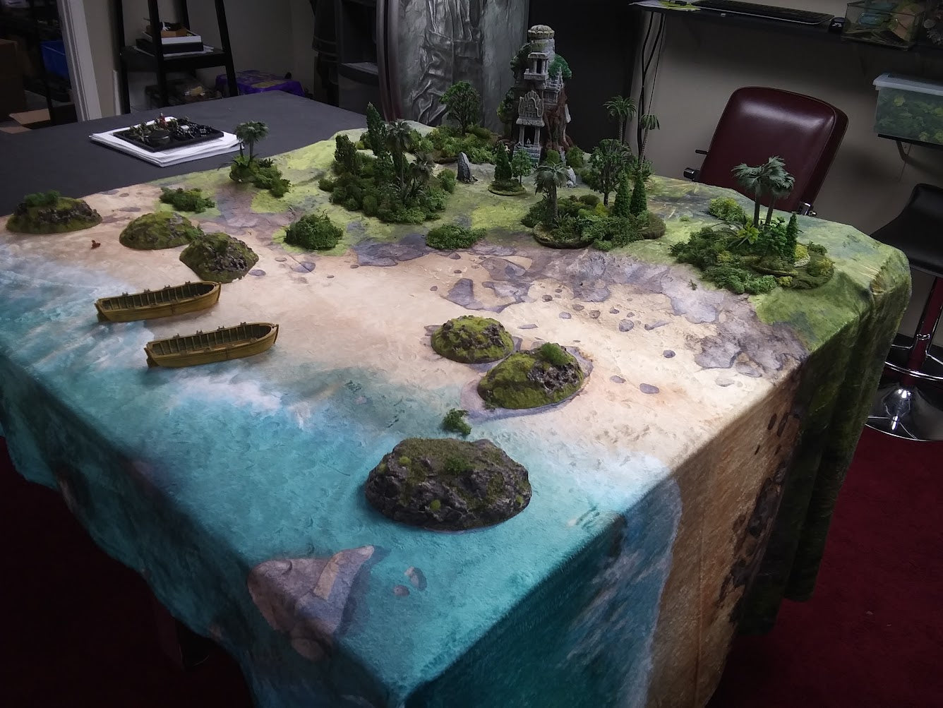 FeltPro™ Rocky Beach Wargame Mat