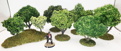 28mm Handmade Tree Set (13 trees)