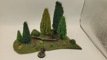 15-Piece Modular Pine Forest Terrain Set – 28mm Wargaming Scenery