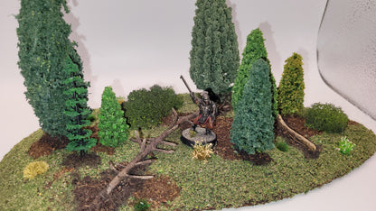 15-Piece Modular Pine Forest Terrain Set – 28mm Wargaming Scenery