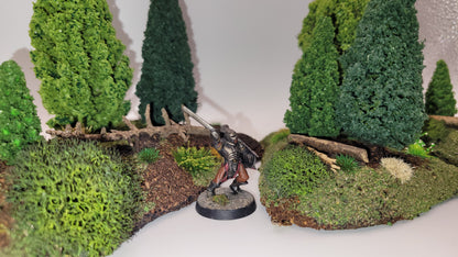 15-Piece Modular Pine Forest Terrain Set – 28mm Wargaming Scenery